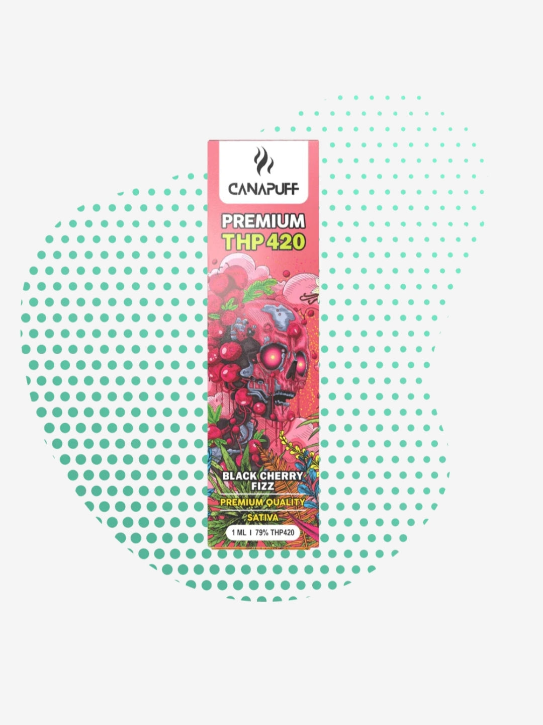 Black Cherry Fizz 79% THP420 - Canapuff - One Use - 1ml