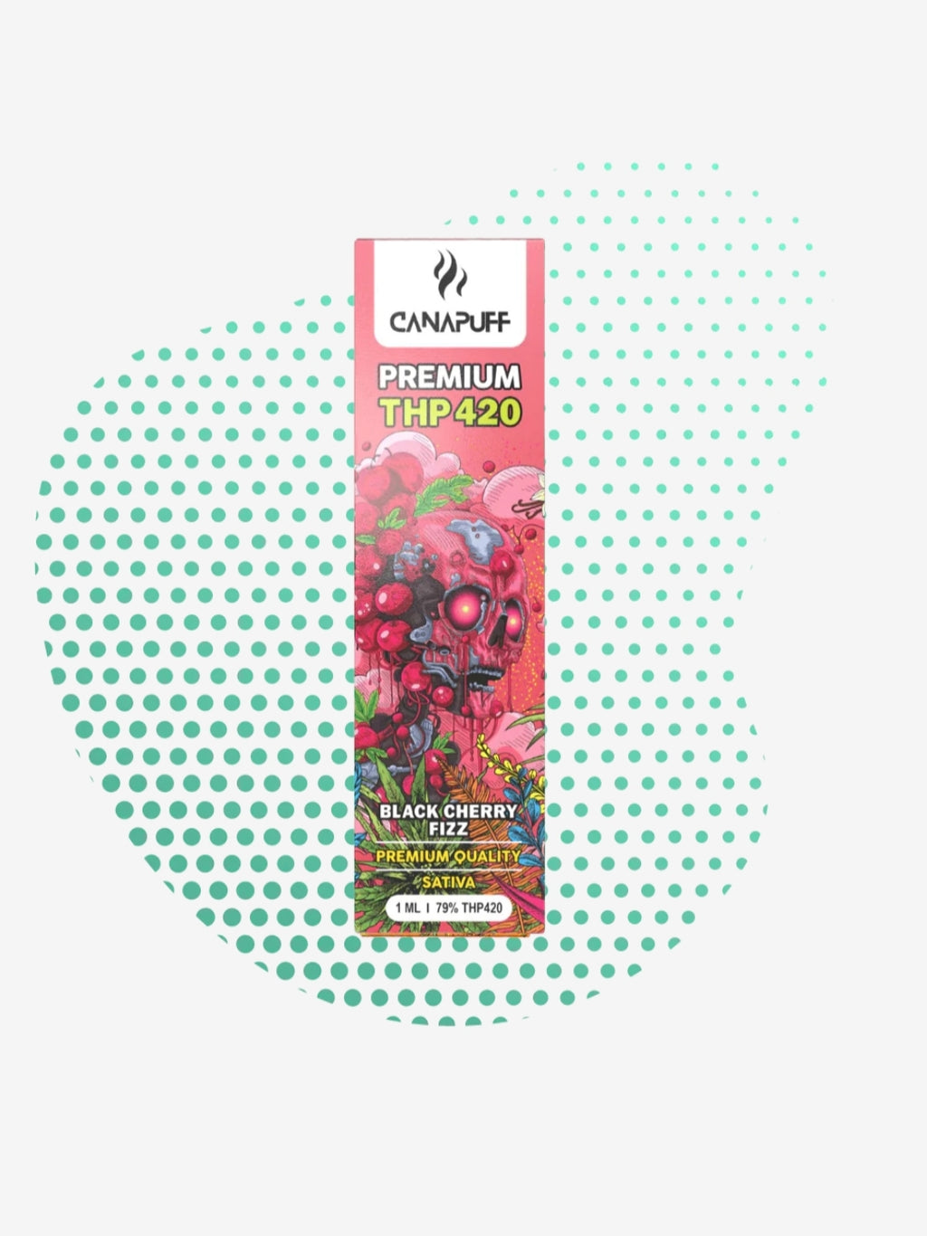 Black Cherry Fizz 79% THP420 - Canapuff - One Use - 1ml